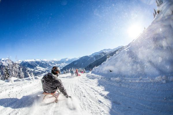 Winter Spieljoch Rodelbahn 