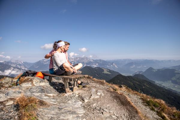 Paar Berge Aussicht Tiroler Alpen